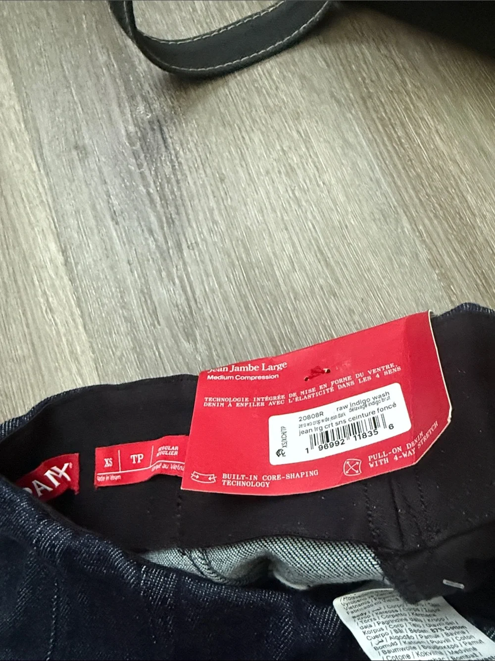 SPANX Dark Indigo Wide-Leg Denim Pants - NWT